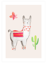 Şirin Lama N3 - Art Print
